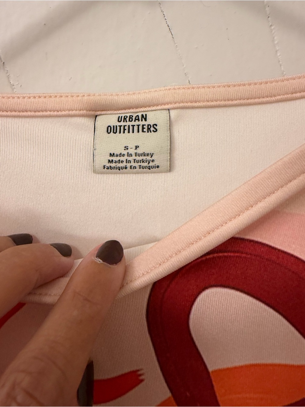 Urban Outfitters Pink Tropical Graphic Tank Top - Picture 2 of 3